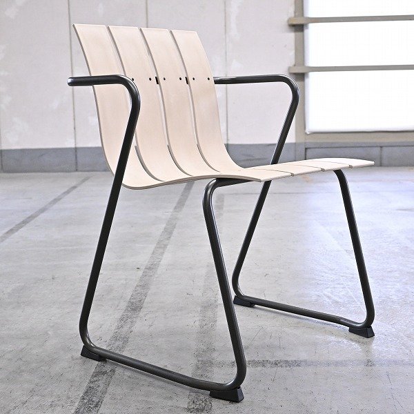 メーター 7万「Ocean chair/オーシャンチェア」a デザイナーズ 椅子 Nanna Ditzel ダイニング プラスチック 北欧モダン アーム mater_画像1