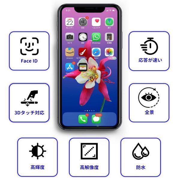 【新品】iPhoneX 液晶フロントパネル（インセル） 画面修理交換 工具付_画像5