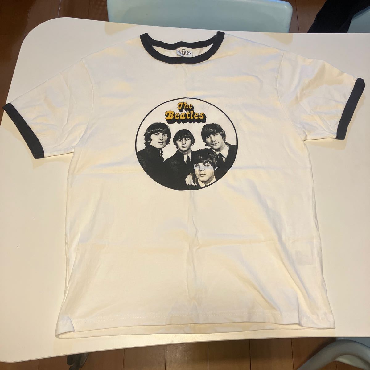 The Beatles ビートルズ リンガーTシャツ 両面プリント サイズL_画像1