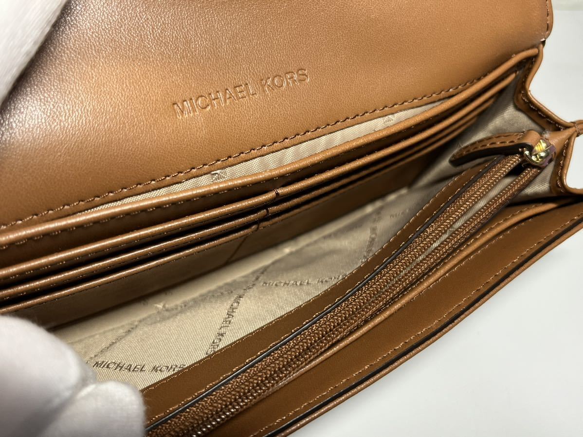 Michael kors(マイケルコース) 財布　小銭入れ有り　ブラウン