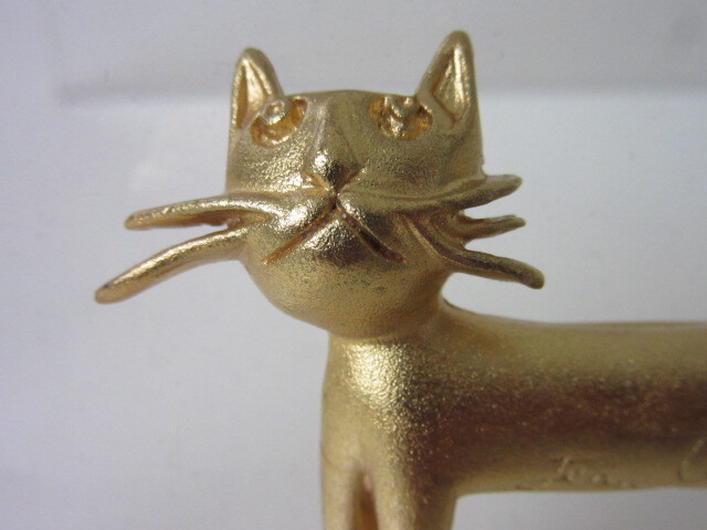 ジャン・コクトー Jean Cocteau キャット 猫 ネコ モチーフ 2002 刻印 ブローチ 検/ ヴィンテージ レディース アクセサリー ピンバッジ_画像2