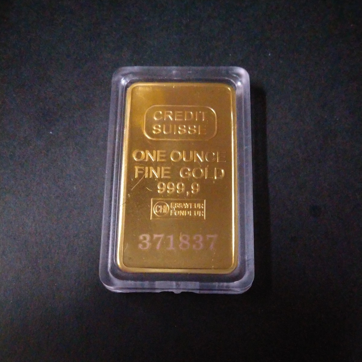 CREDIT SUISSE スイス ゴールドバー GOLD 金 金インゴッド 24k クレディスイス インゴット _画像1