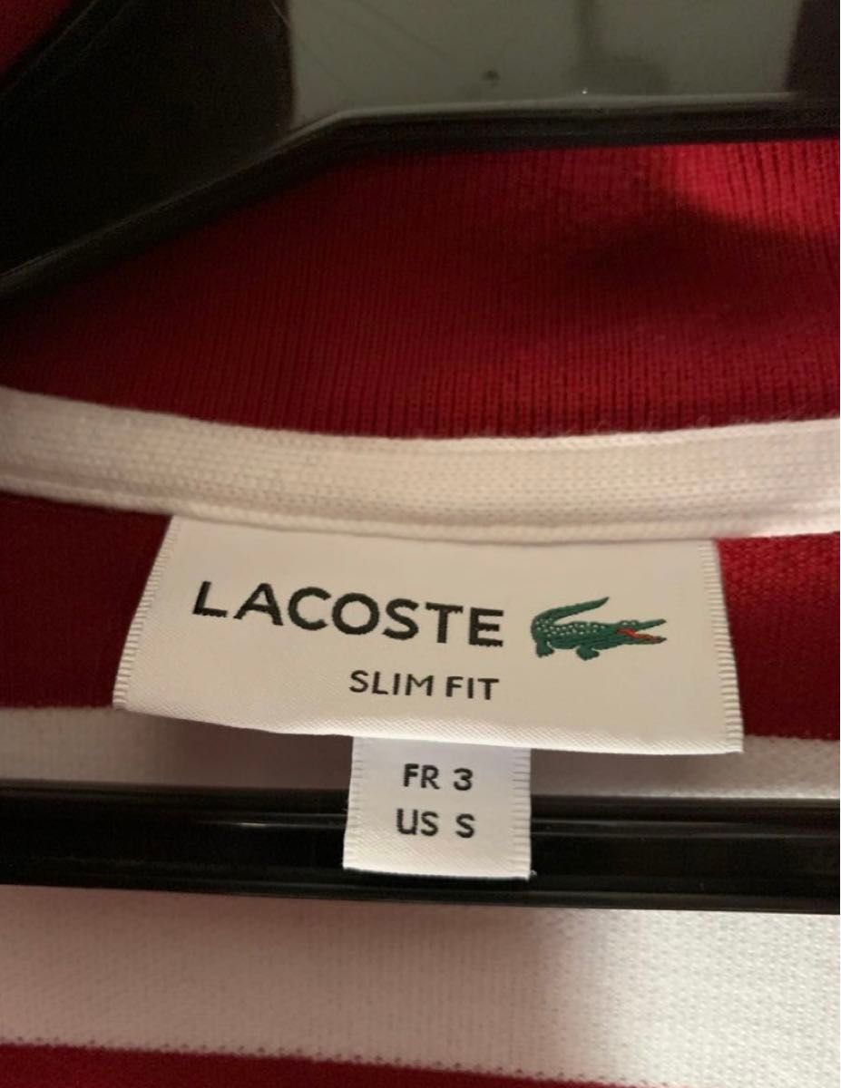 即日発送　LACOSTE ポロシャツ ボーダー　ラコステ