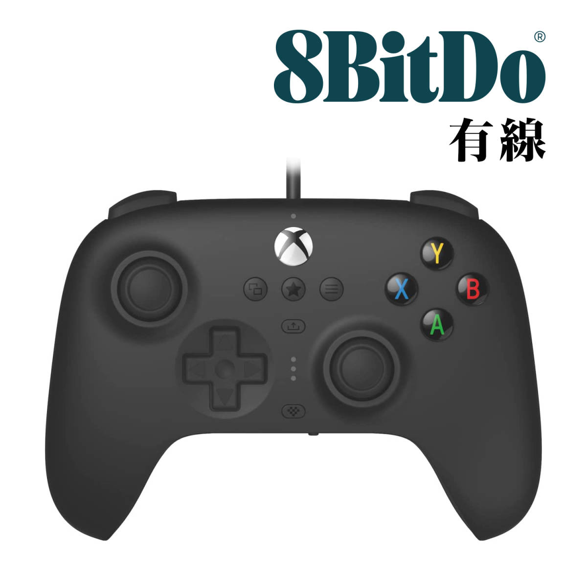 8BitDo コントローラー 有線 Ultimate XboxシリーズX XboxシリーズS Xbox One 公式ライセンス ブラック_画像1