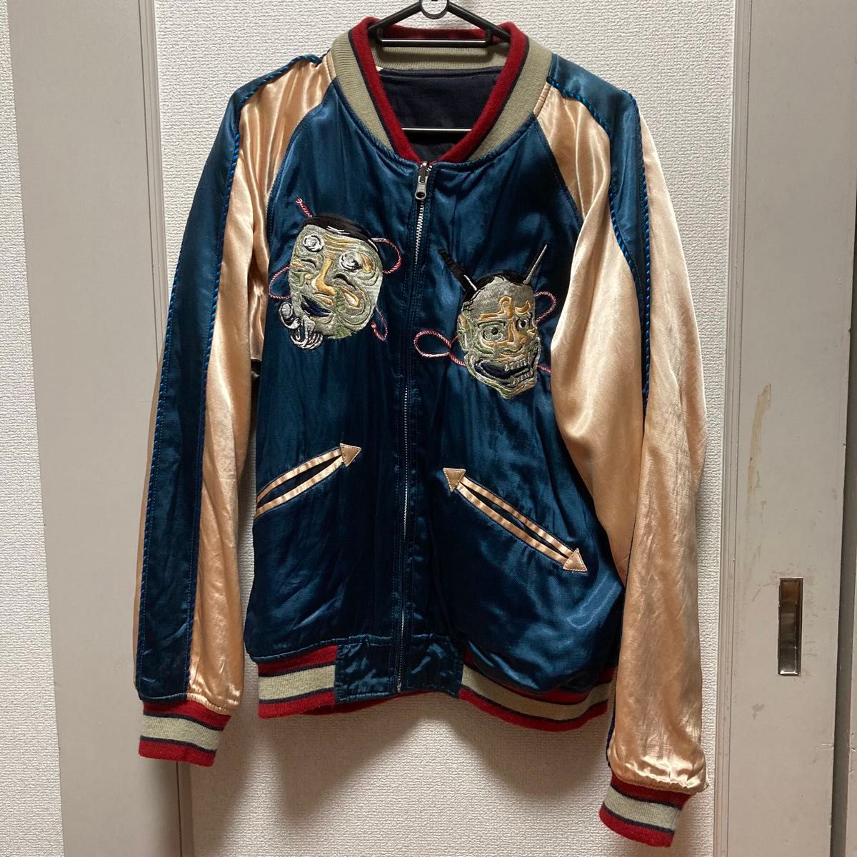 HOUSTON スカジャン 能面 虎 M リバーシブル|Yahoo!フリマ(旧 HOUSTON スカジャン 能面 虎 M リバーシブル|Yahoo!フリマ(旧