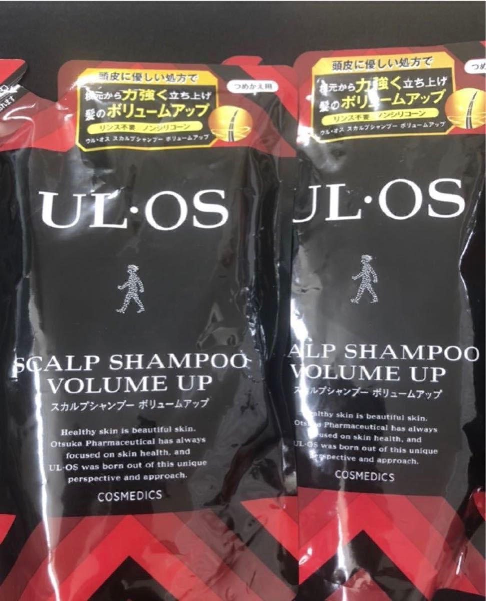 新品　ULOS　ウルオス　 スカルプシャンプー ボリュームアップ メンズ　詰め替え　420ml　シャンプー　スカルプケア　男性用