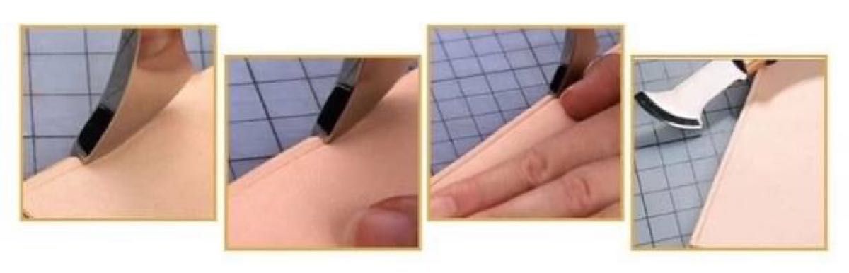 レザークラフト用 玉捻 フチ捻 コバ仕上げ 飾り線 1.5mm ハンドメイド工具