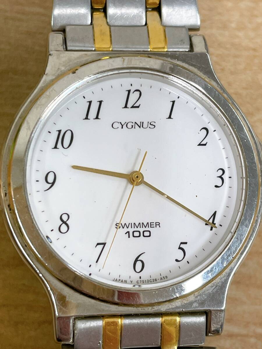 【ORIENT オリエント CYGNUS シグナス SWIMMER 腕時計】C752G2-60/メンズ/T512-134の画像6