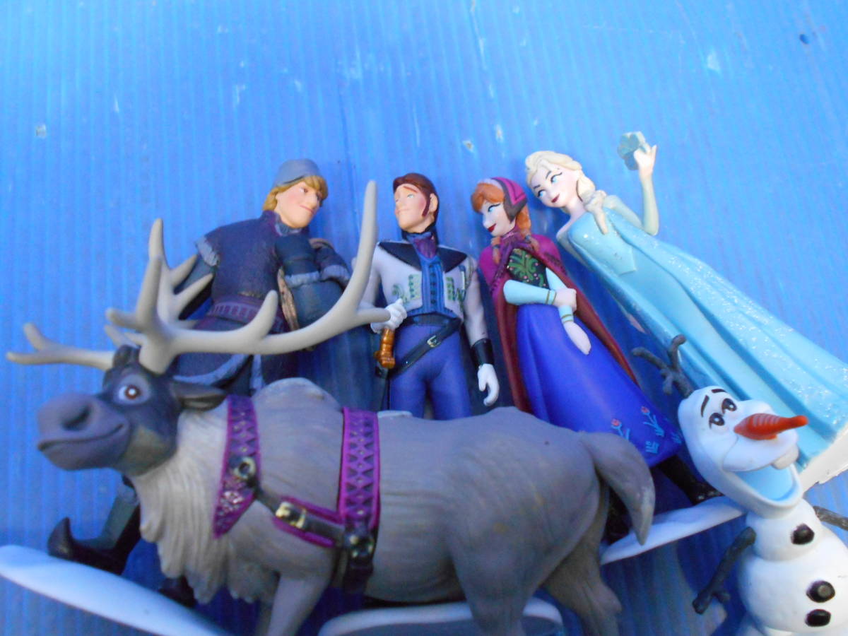 ★アナと雪の女王/ディズニーフィギュア 【Frozen Figurine Set】(アナ/エルサ/クリストフ/ハンス/スヴェン/オラフ)の画像1