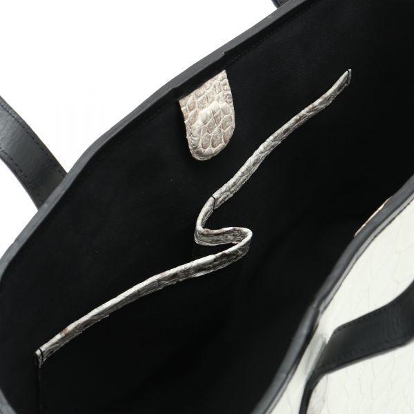 【残り1点】本物保証 ヒマラヤクロコダイル 皮革の宝石：メンズ＆レディース トートバッグ 高級バッグ- 上質なスタイルの逸品の画像8