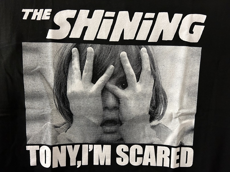 新品★シャイニング TONY, I'M SCARED プリントTシャツ★ジャックニコルソン/スタンリーキューブリック/小説/ホラー映画/SHININGの画像2