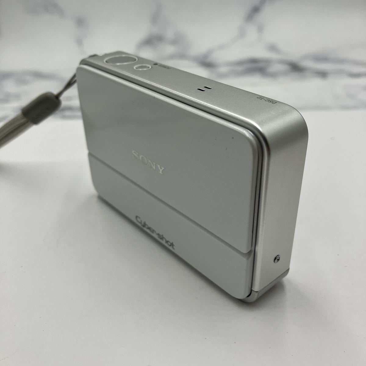 $【売り切り】SONYソニーcybershotサイバーショット コンパクトデジタルカメラ DSC-T2 ホワイト 3.5-4.3/6.33-19.0ポーチ付属 _画像10