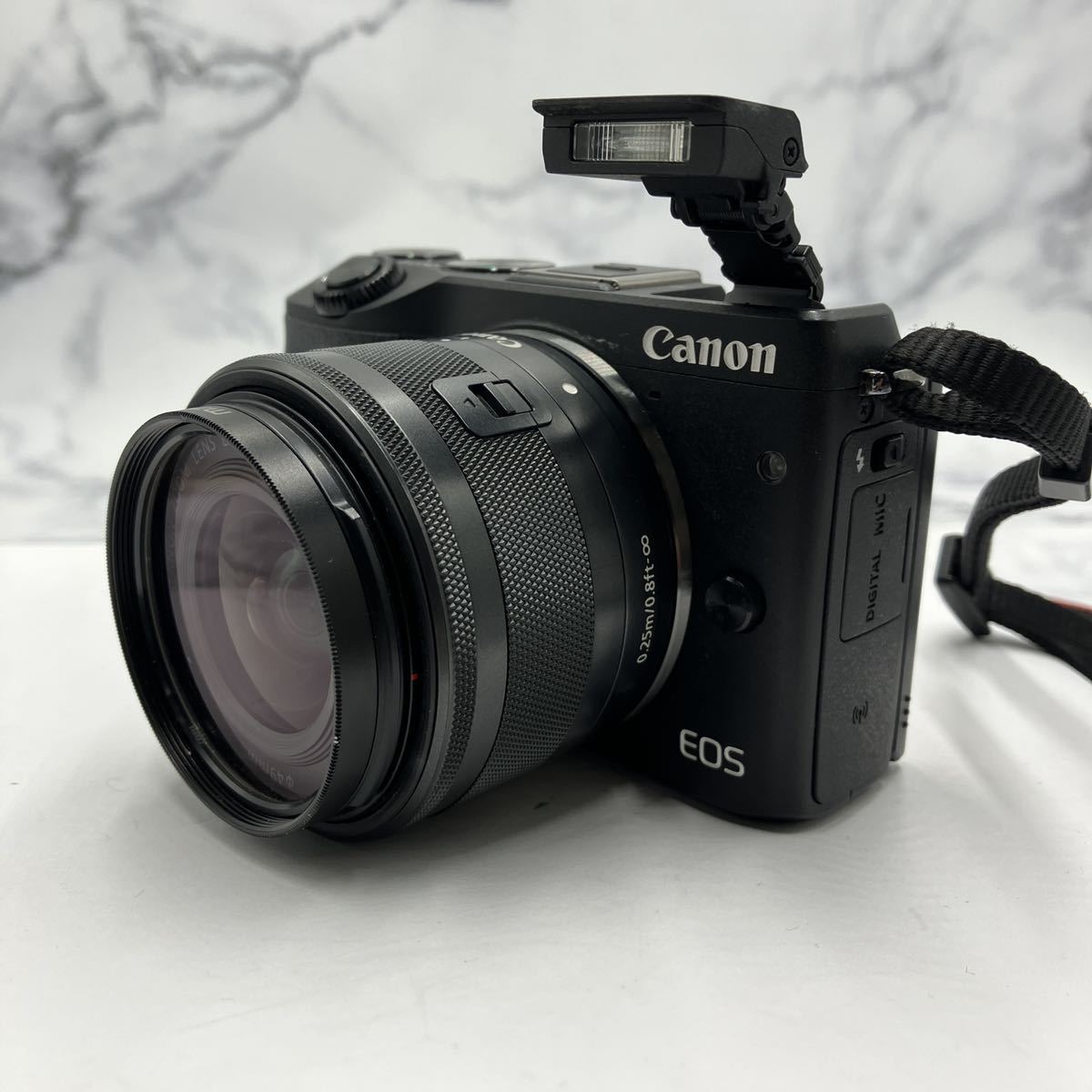 $【売り切り】Canon キヤノン EOS M3デジタルミラーレス一眼カメラ レンズセット　22mm 1:2STM 15-45mm 1:3.5-6.3IS STM 動作確認済み_画像10