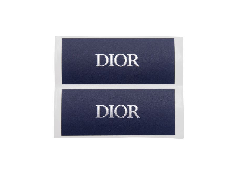 ディオール DIOR 香水 ディオリビエラ メッセージカード＆ラッピングシール 各2枚 2023 ベージュ×ネイビー フレグランス【Used 開封品】_画像6