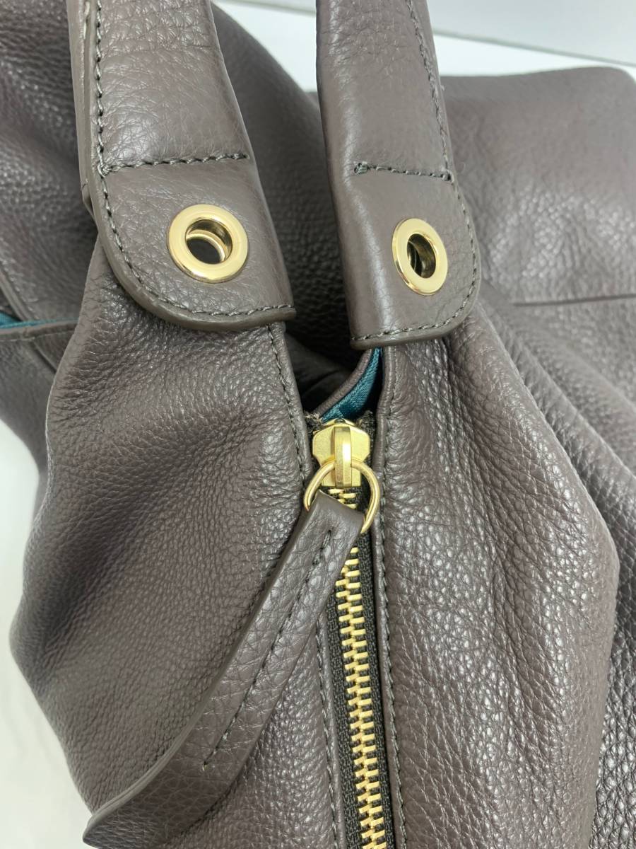 ♪FURLA フルラ トートバッグ ELISABETH HOBO エリザベス ホーボー 牛革 2WAY ショルダーバッグ 自宅保管品♪_画像8