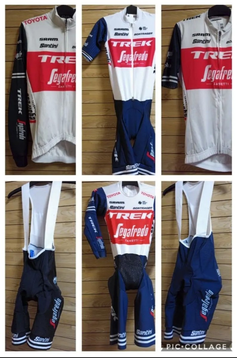 支給品　防水サーマルレッグウォーマー　TREK Segafredo　トレックセガフレード　Santini　Vega ロードバイク　サイクルジャージ　自転車　_画像7