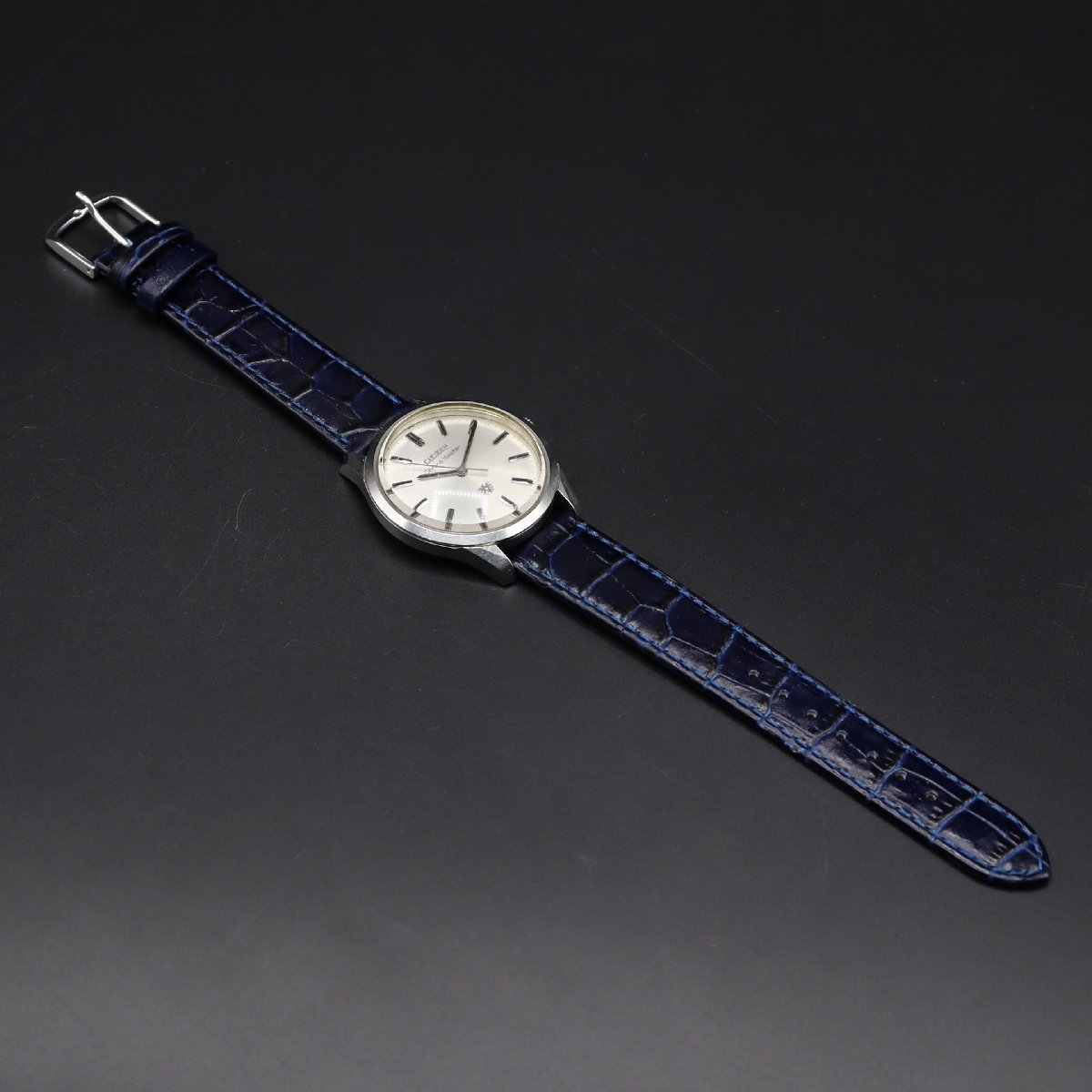 CITIZEN Chorono Master シチズン クロノマスター H0053002-Y 手巻き 鷲メダリオン 1967年頃 新品ベルト アンティーク メンズ腕時計_画像8