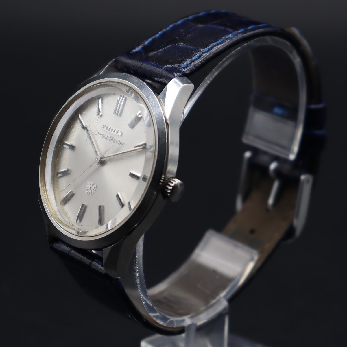 CITIZEN Chorono Master シチズン クロノマスター H0053002-Y 手巻き 鷲メダリオン 1967年頃 新品ベルト アンティーク メンズ腕時計_画像2