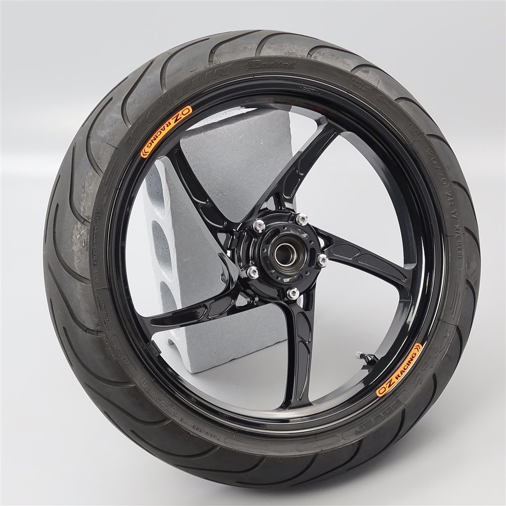 ! Triumph Speed Triple 1050/\'05-\'07 OZ racing OZ-5S PIEGA aluminium forged wheel rom and rear (before and after) SET beautiful goods (T0205A18) search /piega