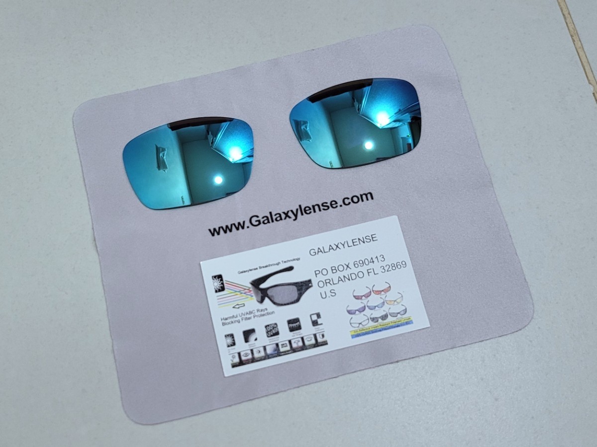 新品 偏光レンズ OAKLEY FUEL CELL オークリー フューエル セル Sapphire Polarized サファイア ポラライズド サングラス 交換用 OO9096-の画像3
