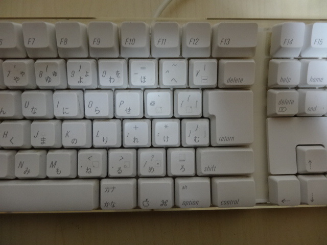 [送料無料 即決] Apple USB Keyboard A1048と Mighty Mouse A1152 のセット USEDの画像3