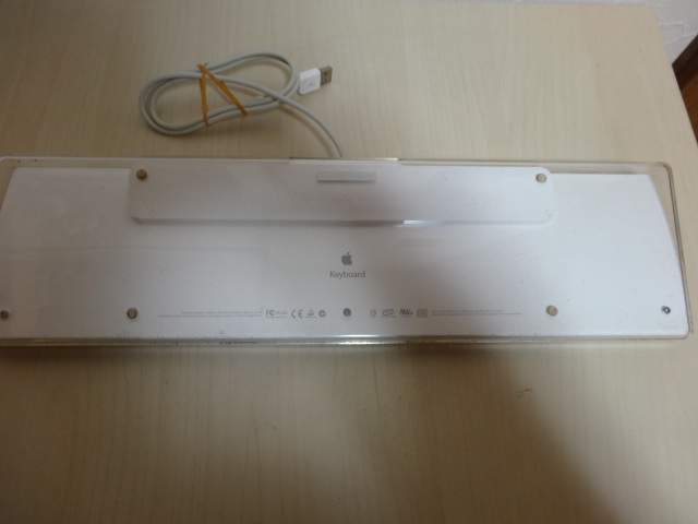 [送料無料 即決] Apple USB Keyboard A1048と Mighty Mouse A1152 のセット USEDの画像5
