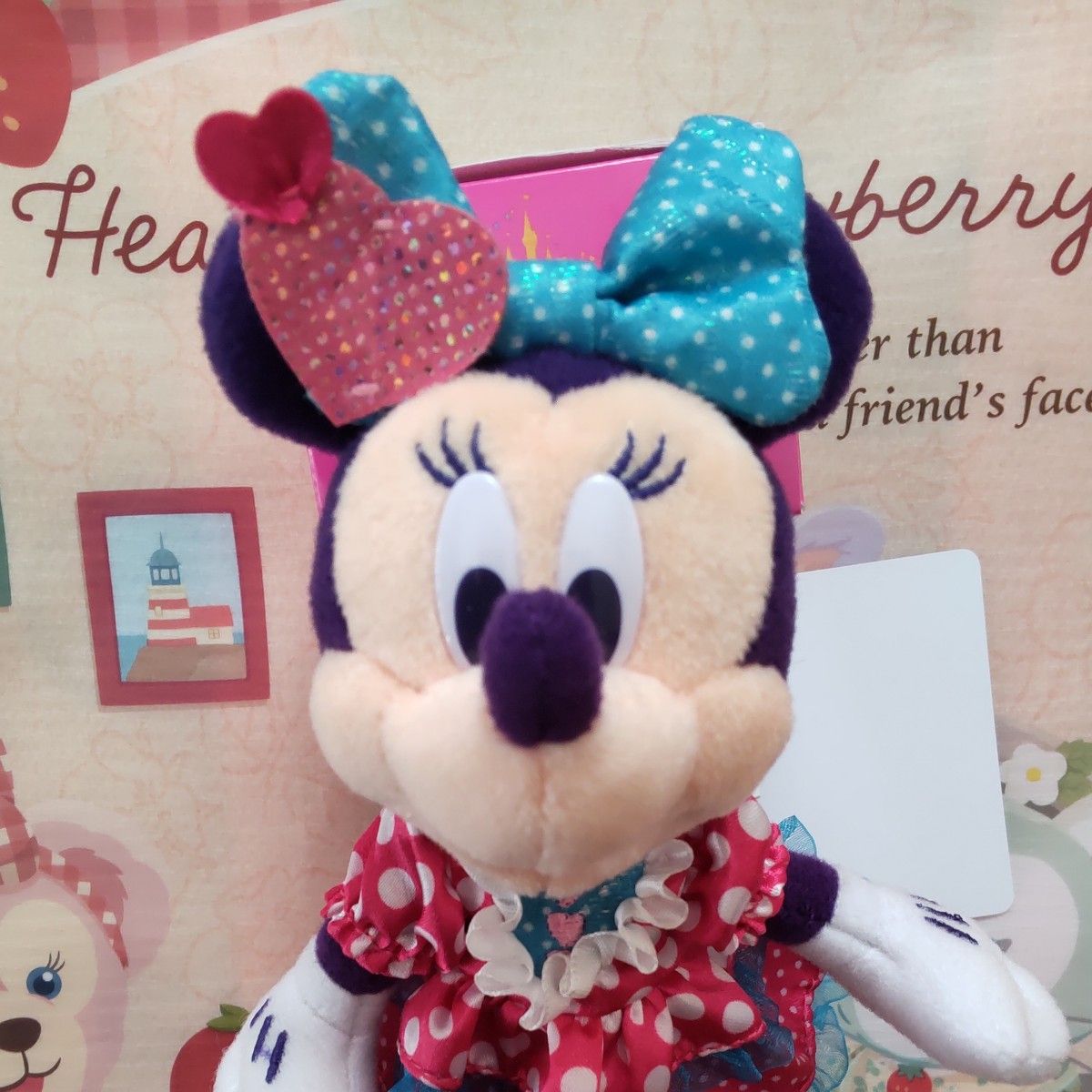 新品タグ付き ディズニー パルパルーザ ミニー ぬいぐるみバッジ 新品タグ付き ディズニー パルパルーザ ミニー ぬいぐるみバッジ