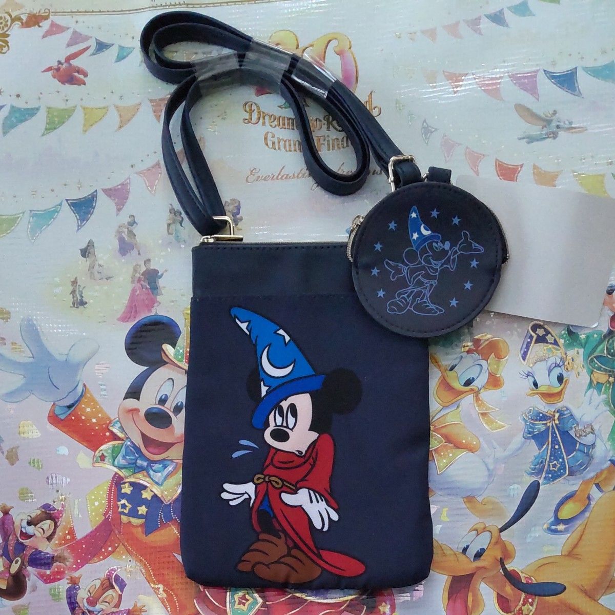 新品タグ付き ディズニーリゾート ショルダーバッグ 魔法使いの 新品タグ付き ディズニーリゾート ショルダーバッグ 魔法使いの
