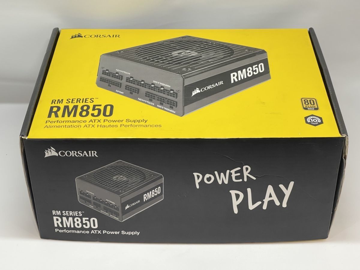 【中古】CORSAIR RM850 ケーブル一部欠品【2424010004755】_画像1