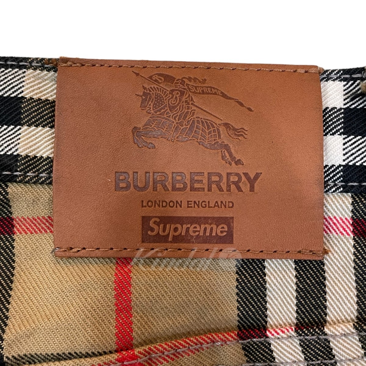 シュプリーム バーバリー SUPREME × BURBERRY　 Regular jeans ノヴァチェックパンツ 商品番号：8068000104953_画像4