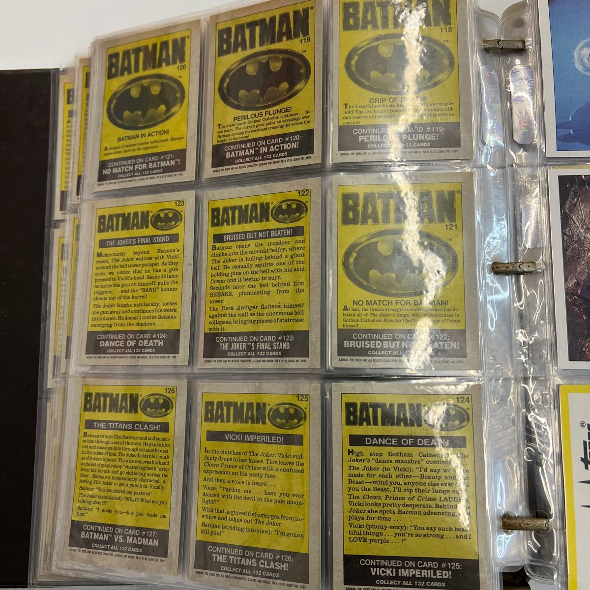 バットマンBATMAN トレーディングカードコレクション ファイル一冊（カード約1000枚）DCヒーローズ、写真載せきれませんがかなり揃ってます_画像4