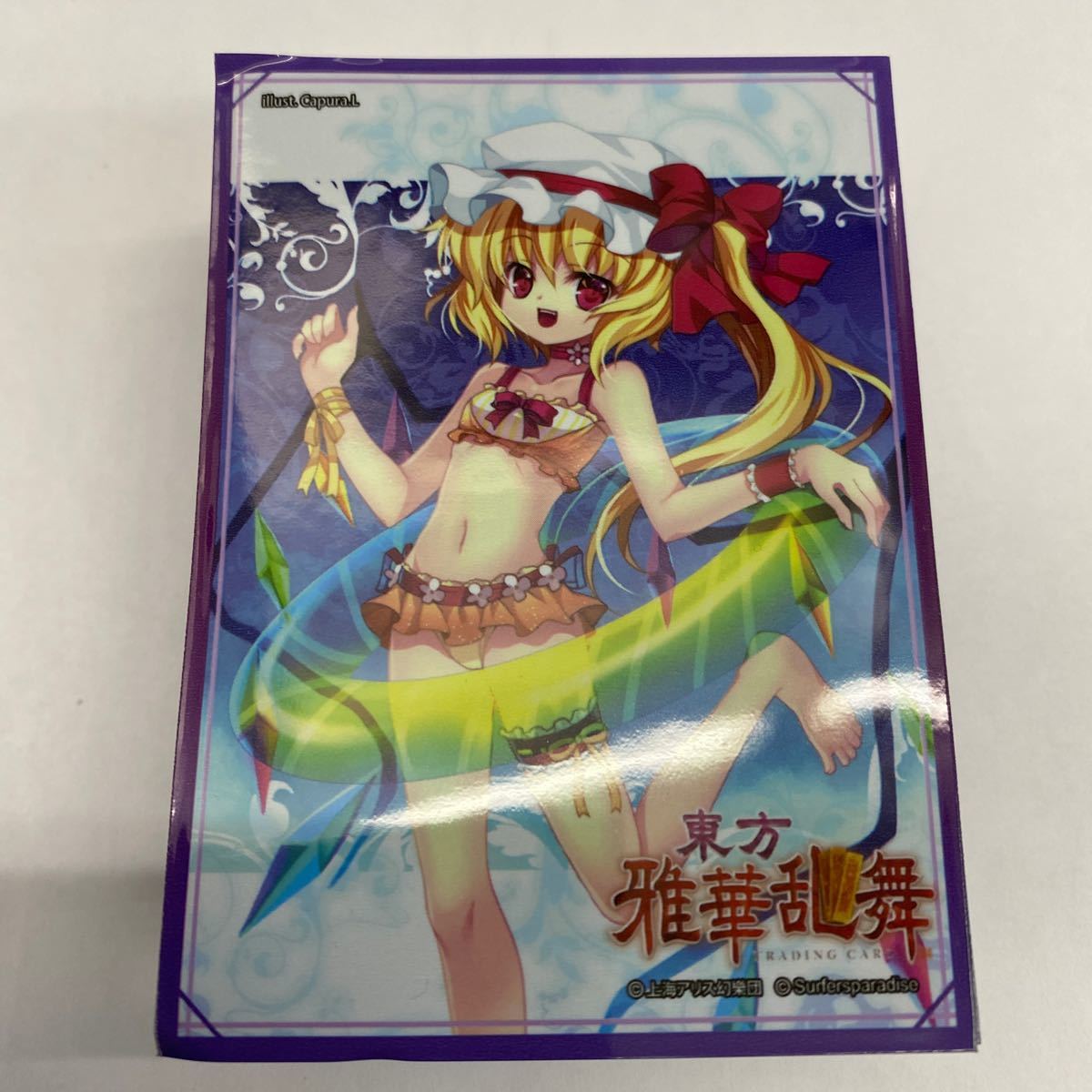 【中古スリーブ】東方project フランドール・スカーレット　キャラクタースリーブ51枚 東方雅華乱舞　多少の使用感あり、管理No.2246_画像1