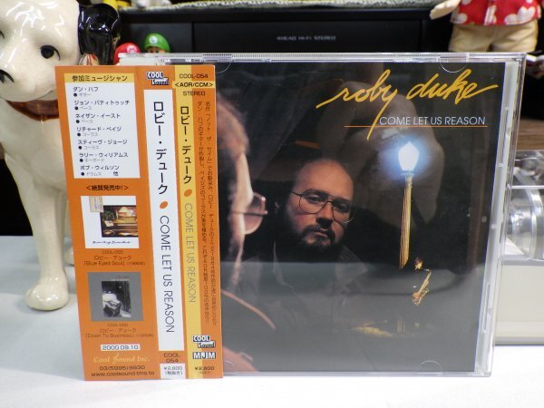 ()1｜帯美品無傷！★ CD / w/OBI / AOR / 廃盤 ★Roby Duke（ロビーデューク）「come let us reason」_画像1