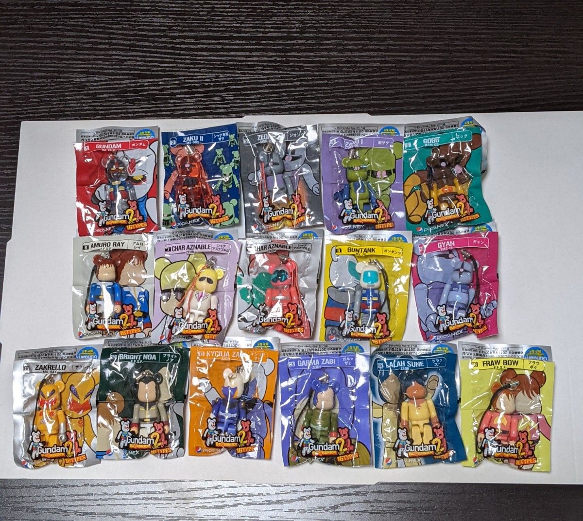 ペプシネックス ベアブリック ガンダム 第二弾 全16種 ペプシ ペプシネックス ベアブリック ガンダム 第二弾 全16種 ペプシ