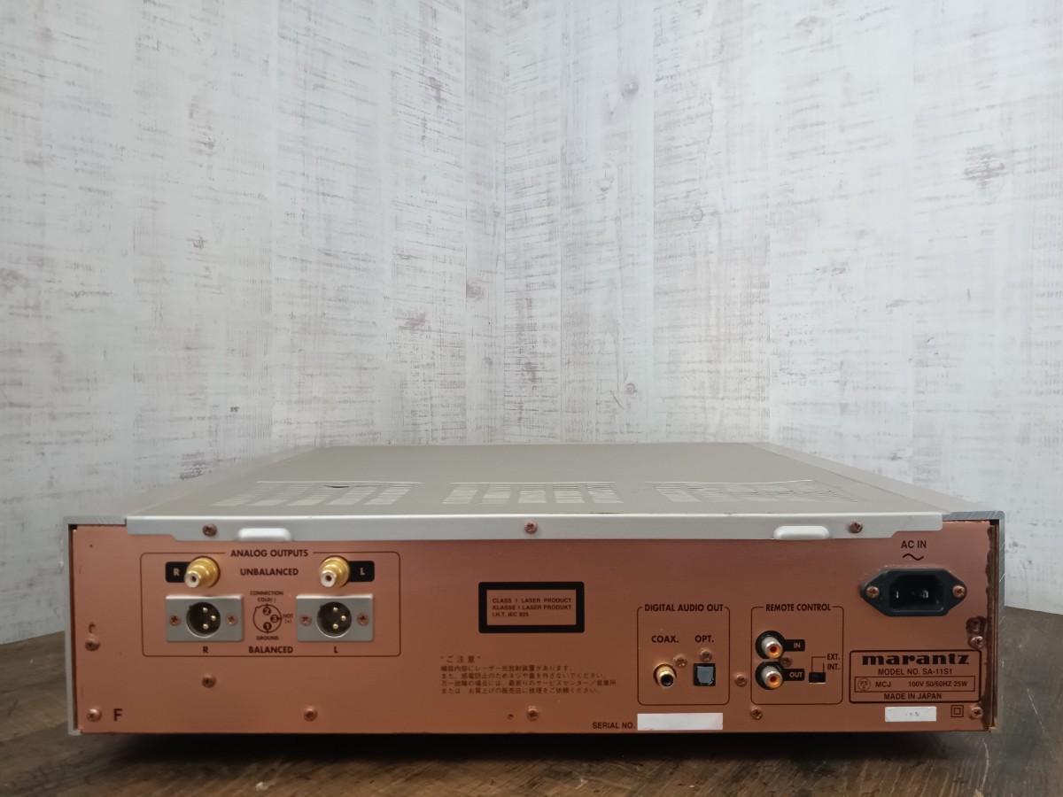 必見!!　marantz　マランツ　SA-11S1 CDプレーヤー　CDプレイヤー　SACD CDデッキ　 オーディオ　ステレオ　音響機器　機材　ジャンク_画像6