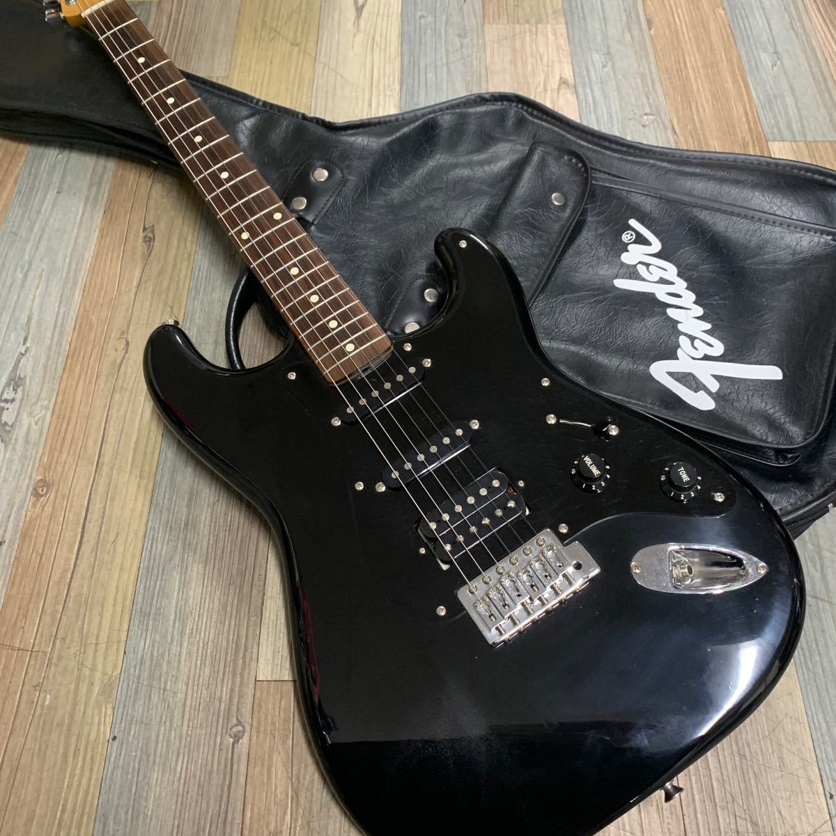 美品 Fender Japan Boxer Series Stratocaster ST-456 フェンダー ストラトキャスター エレキギター Eシリアル フジゲン_画像1