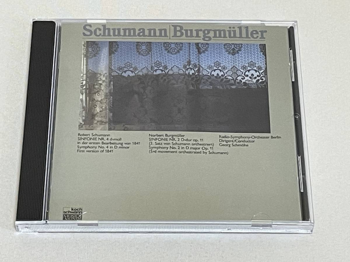 Koch-Schwann◇シュメーエ＆ベルリン放送響/シューマン 交響曲第4番 1841年初稿版（1987年録音）◇S22_画像1