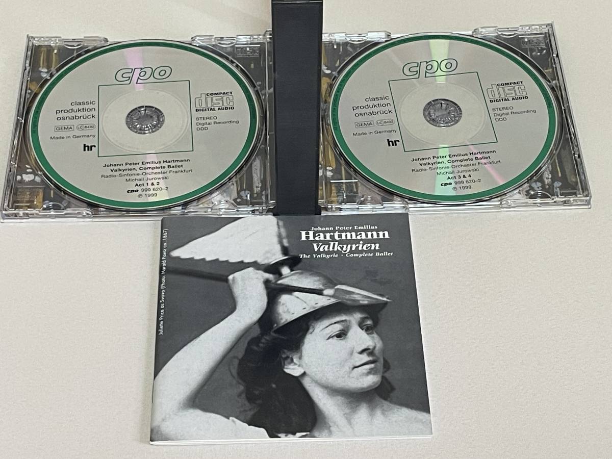 ２CD◇ハルトマン：バレエ音楽「ヴァルキューレ」Op.６２ ミハイル・ユロフスキ指揮  フランクフルト放送交響楽団  S36の画像2