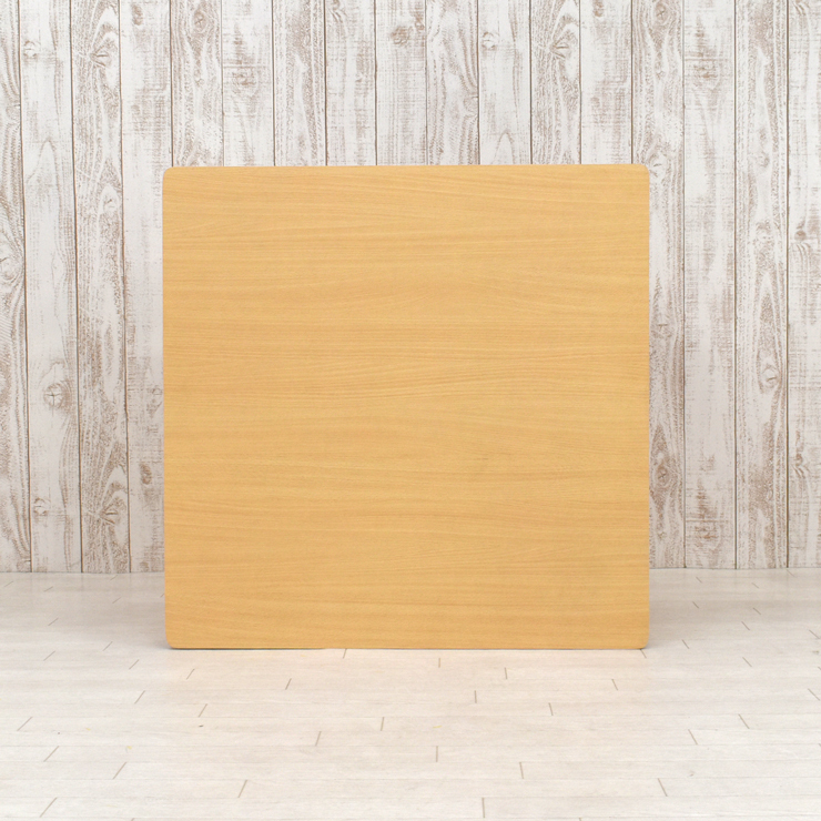 ダイニングテーブル 幅75cm ナチュラルビーチ色 木製 メラミン化粧板 四角 mac75-360nbh コンパクト シンプル 四本脚 組立品 2s-1k-171 hs_画像9