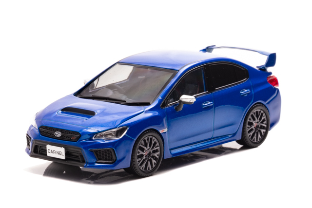 CAR-NEL 1/43 スバル WRX STI Type S (VAB) 2018 WRブルーパール (CN431815)_画像2