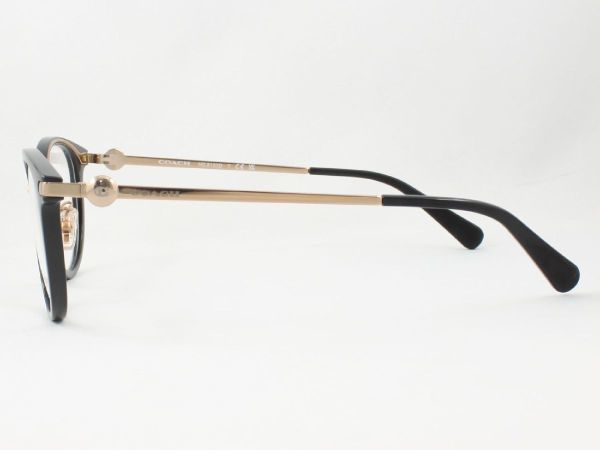 COACH コーチ メガネフレーム HC5133D-5002 度付き対応 近視 遠視 老眼鏡 遠近両用 正規品 ラウンド ボストン 丸メガネ アジアンフィット_画像3