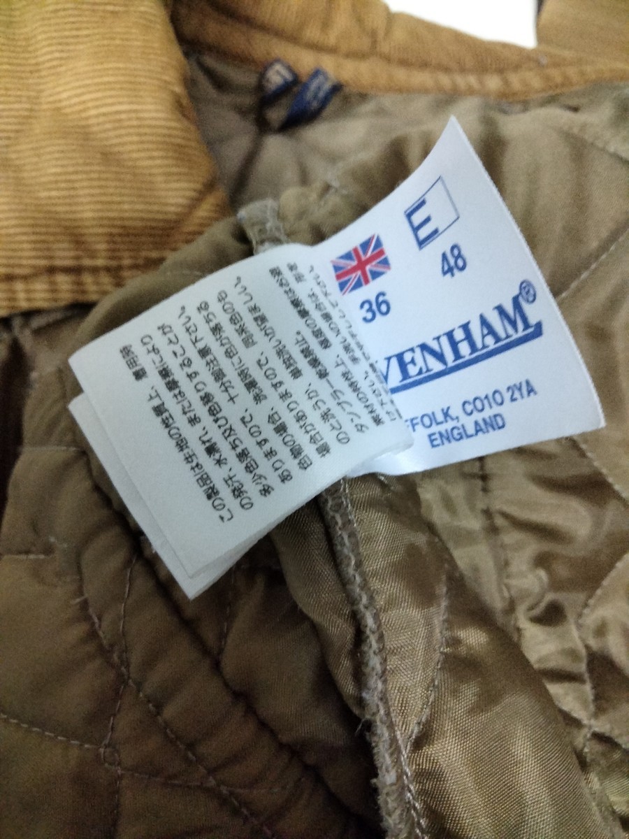 ラベンハム　LAVENHAM　キルティングジャケット 英国製 イギリス製 中綿 キルティング コート マッキントッシュ　コヨーテ　ゴールド_画像5