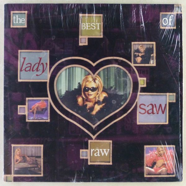 ■Lady Saw（レディ・ソウ）｜RAW THE BEST OF LADY SAW ＜LP 1998年 US盤＞シュリンク残り_画像1