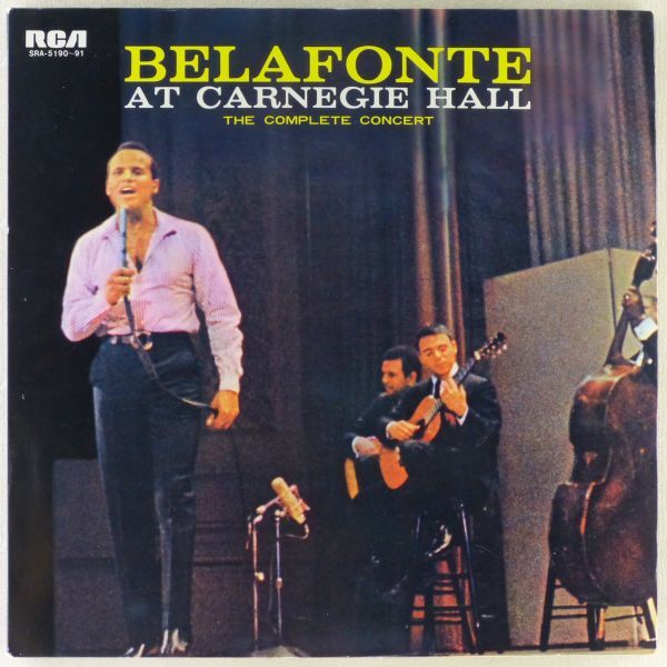 ■ハリー・ベラフォンテ｜豪華盤 ベラフォンテ・イン・パースン(Belafonte At Carnegie Hall) ＜LP2枚組 日本盤＞ブックレット・ジャケット_画像1