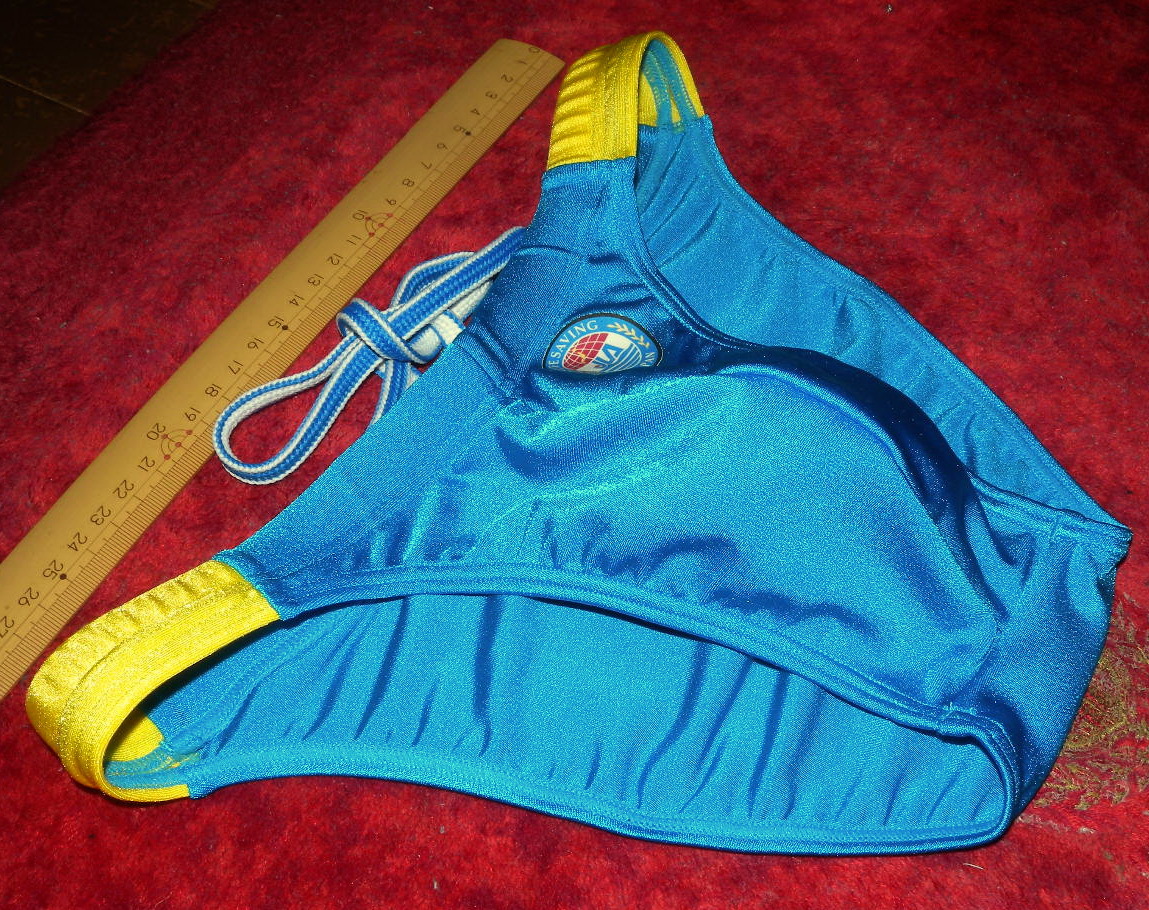 ** including carriage life saving guard specification blue yellow special order bikini swimsuit M new goods **