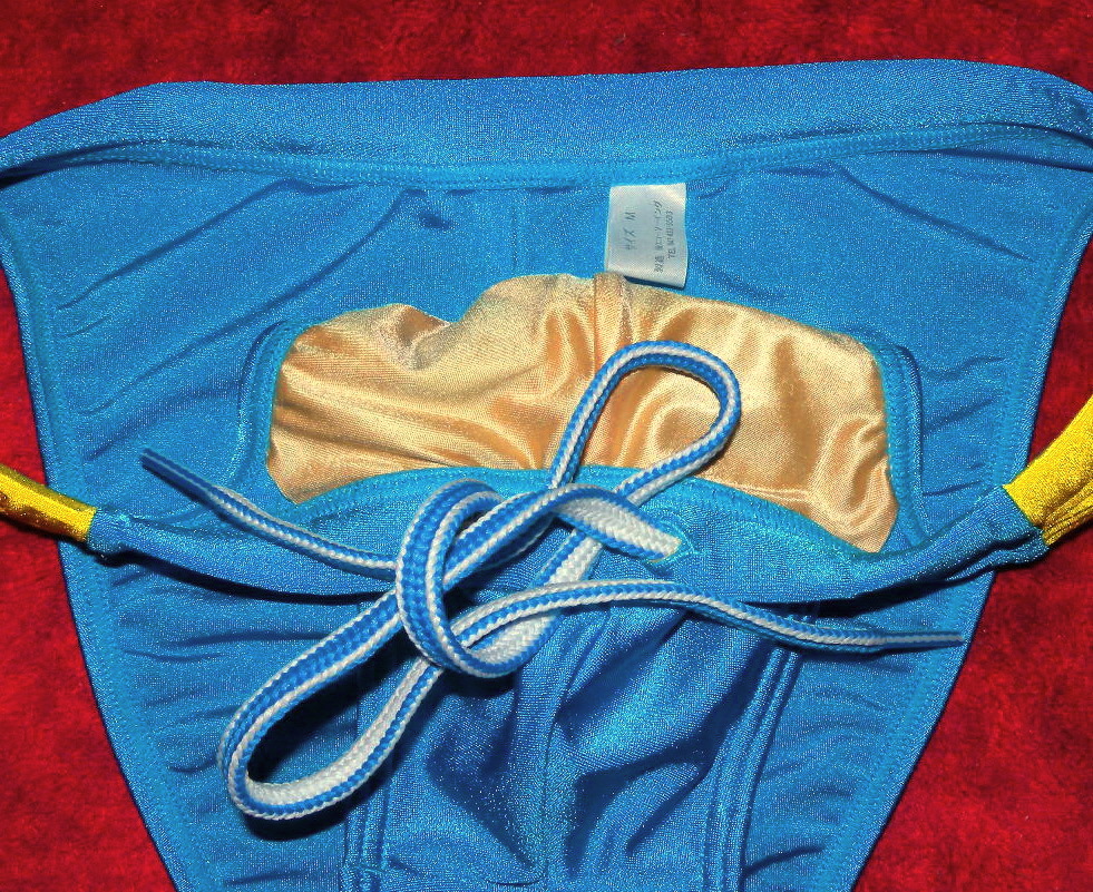 ** including carriage life saving guard specification blue yellow special order bikini swimsuit M new goods **