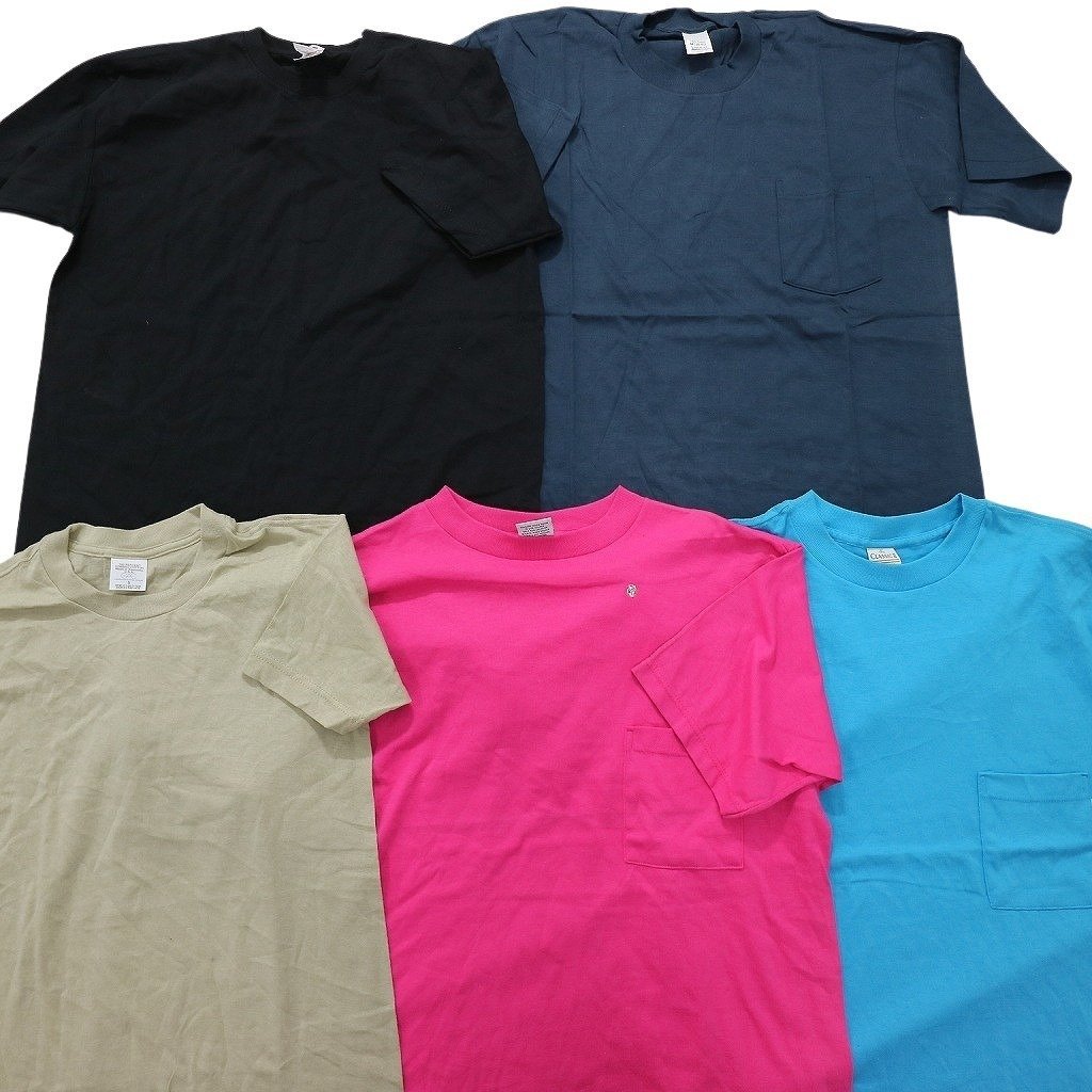古着卸 まとめ売り 無地 プレーン 半袖Tシャツ 20枚セット (メンズ S /M ) シンプル カラー系 TS22 MR5612 1円スタート_画像2