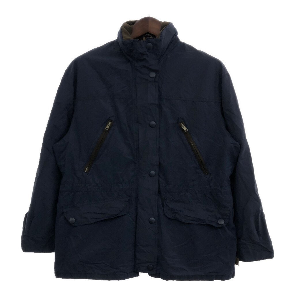 Barbour バブアー STREAM JKT ストリーム ジャケット アウター ネイビー (レディース 14) 中古 古着 P7886