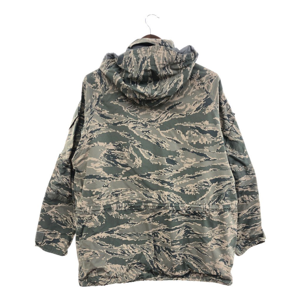 米軍実物 U.S.AIRFORCE APECS GORE-TEX ゴアテックス パーカー ジャケット 防水 ミリタリー ABUカモ (メンズ M-R) 中古 古着 P7119_画像2