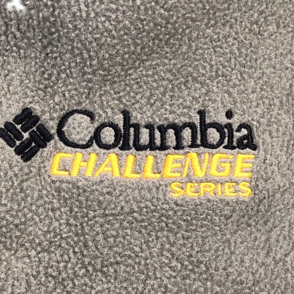 Columbia コロンビア CHALLENGE SERIES フリースジャケット アウトドア キャンプ ダークグリーン (メンズ S) P3190 1円スタート_画像6